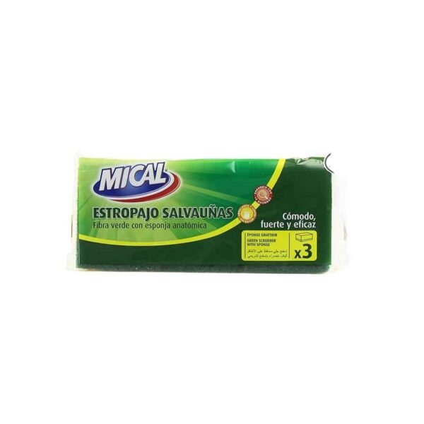 Estropajo Mical con Esponja 3U