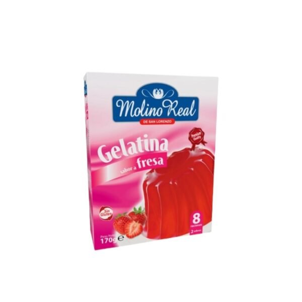 Gelatina Fresa Molino Real 2x85g